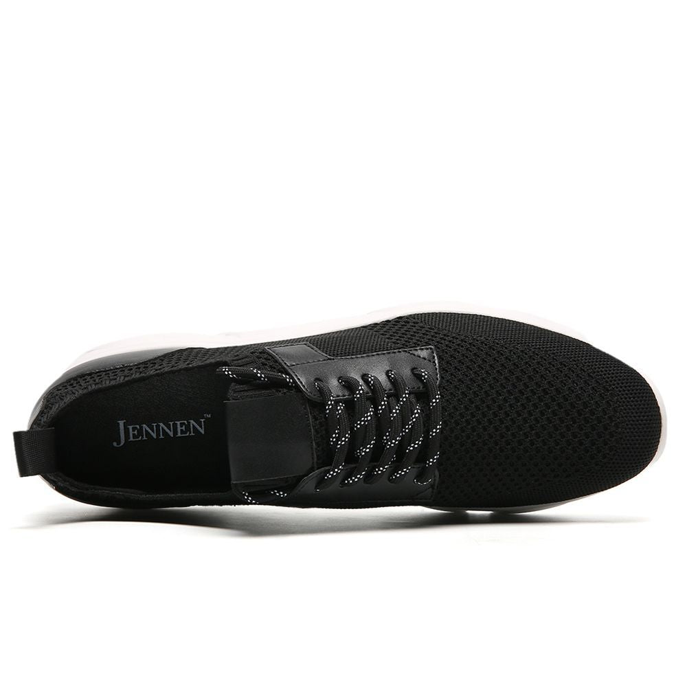 Invincible tall casual black shoes