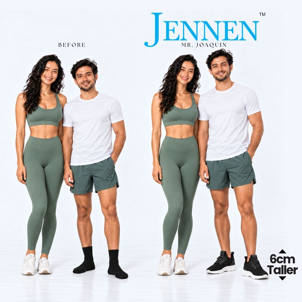 Mr. Joaquin 6cm | 2.4 Inches Height Boost | Trendy Height Increasing Casual Shoes