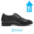 6cm height increasing black shoes