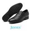 Mr. Kennedy 6cm | 2.4 inches Taller Black Lace Up Dress Shoes for Men