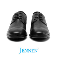 Mr. Kennedy 6cm | 2.4 inches Taller Black Lace Up Dress Shoes for Men