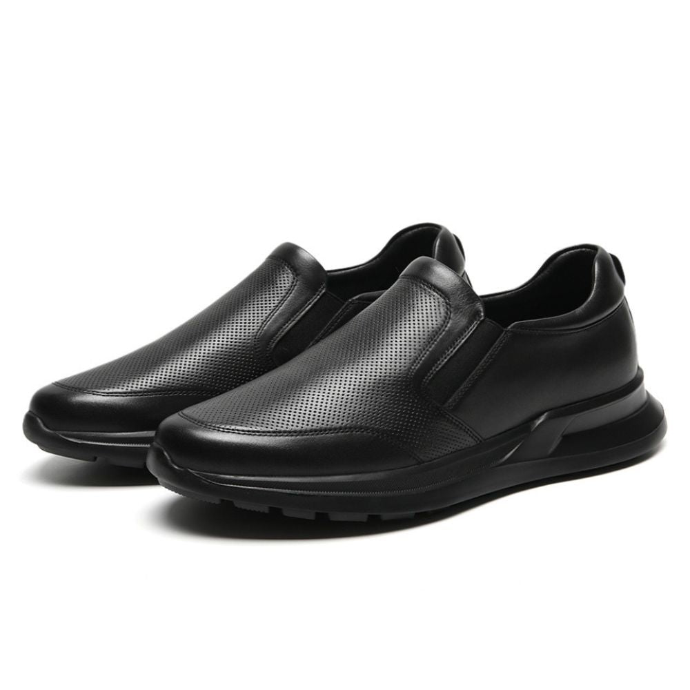 6cm Extra height Casual Slip On Shoes in colour black