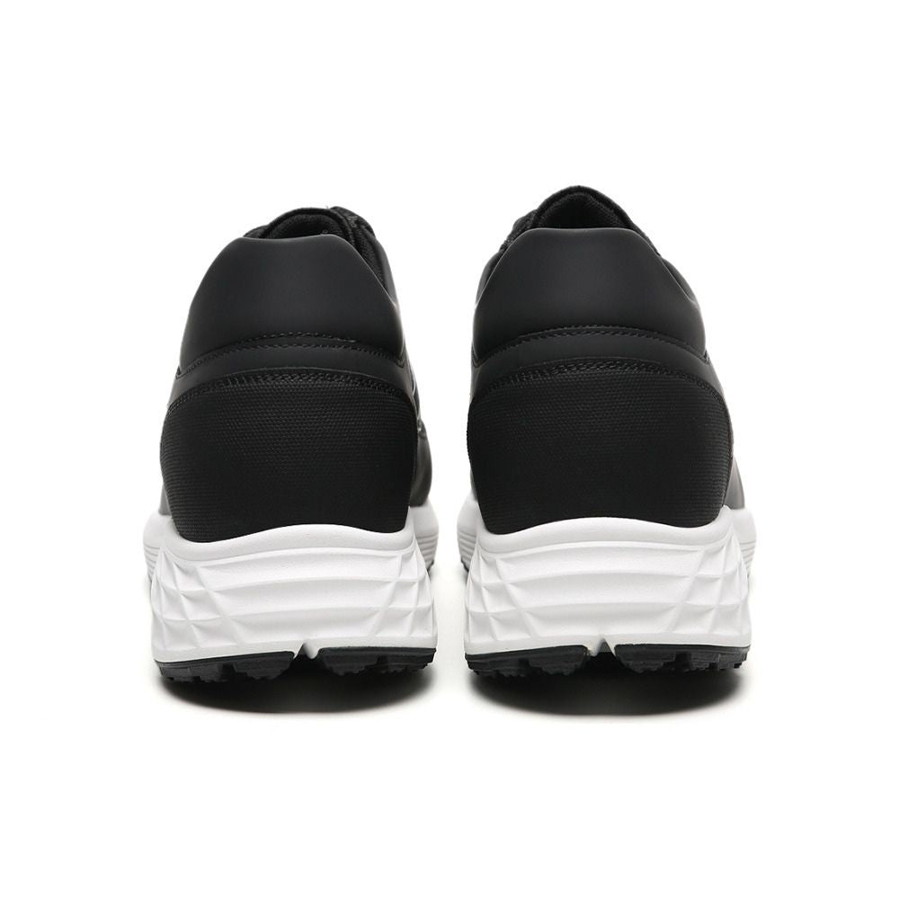 Instant 8cm tall casual sneakers in colour black