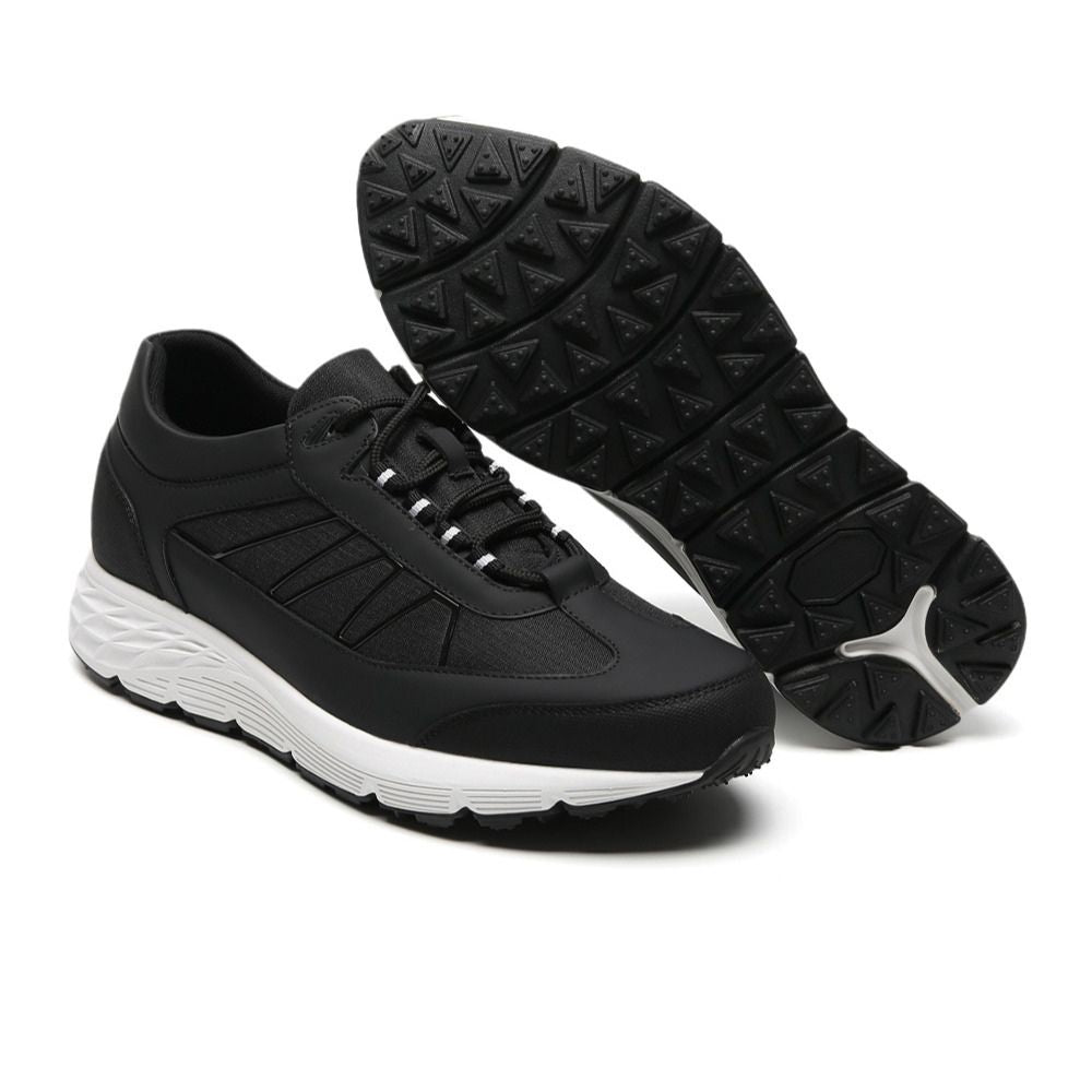 Gym inspired  black elevator shoes