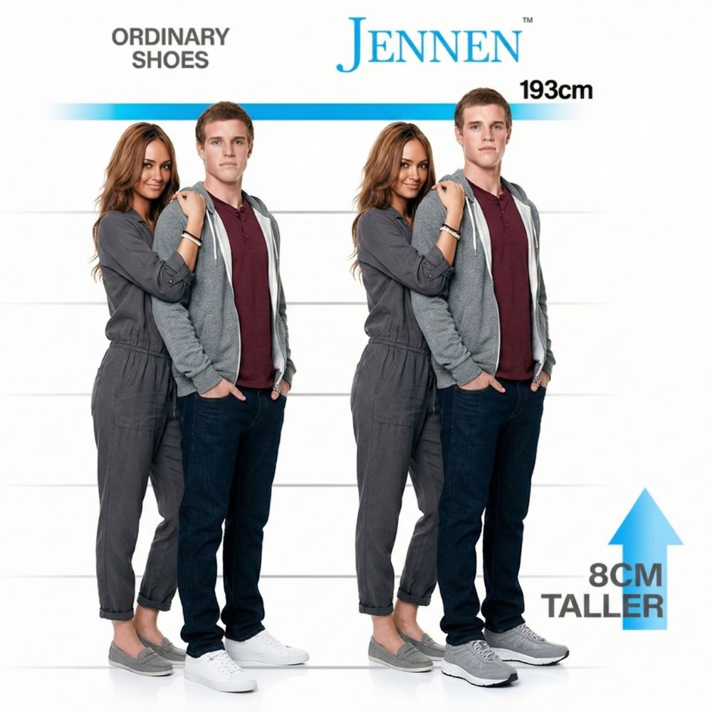 Mr. Kaizer Grey 8cm | Elevated Street Sneakers (3.2")