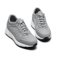 Mr. Kaizer Grey 8cm | Elevated Street Sneakers (3.2")