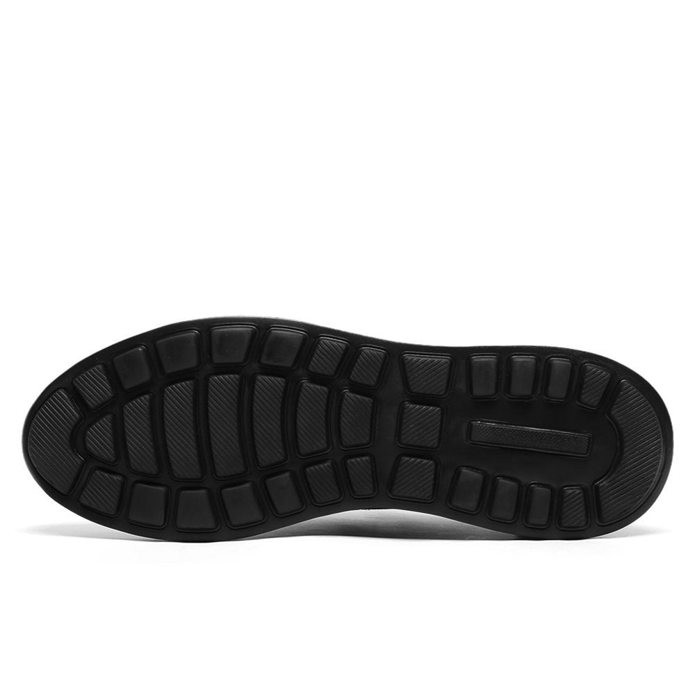 Height Increasing Black Casual Elevator Shoes