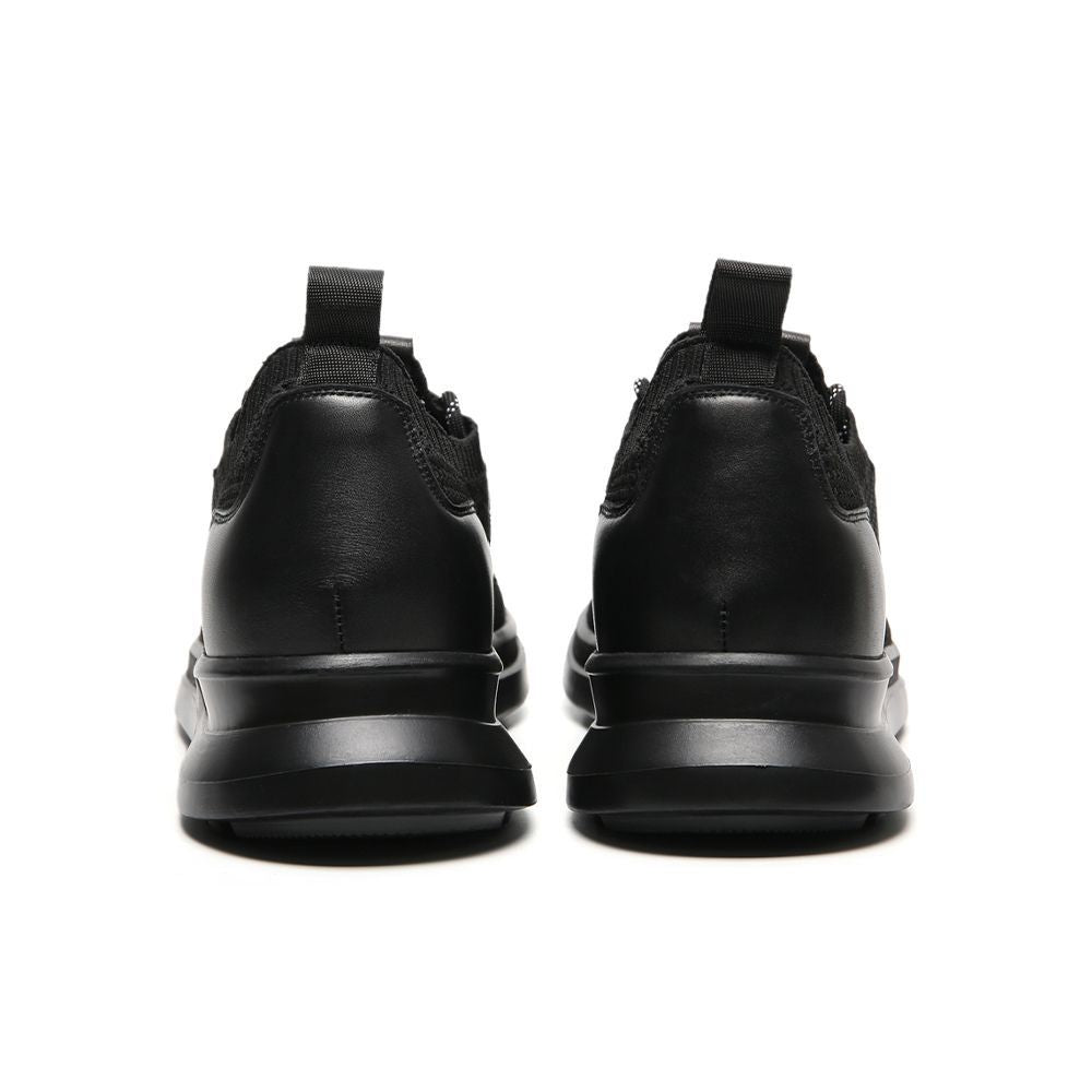 Height boosting Sport Shoes for men in black colour]