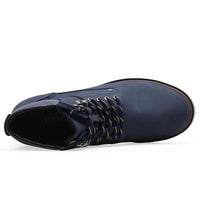 Men Boots with Height Gain Lifters