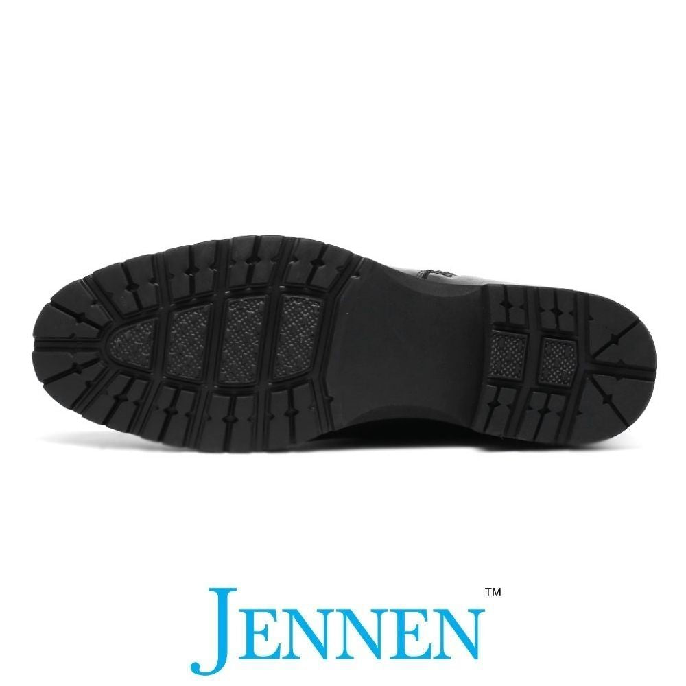Mr. Abela 8cm | 3.2 inches Taller Men's Black Elevator Boots
