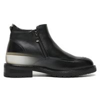 Mr. Mitchell Black 8cm | Premium Zipper Boots (3.2")