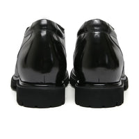 Mr. Charlie Black 8cm | Handcrafted Executive Leather Shoes (3.2")