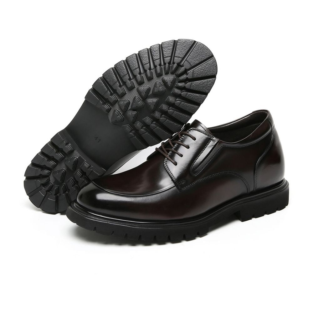 Mr. Charlie Brown 8cm | Elegant Leather Dress Shoes (3.2") - JENNEN Shoes
