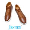 Mr. Gasser Brown 6cm | 2.4 inches Taller Elevator High Top Sneaker Boots