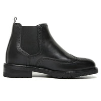 Mr. Jackopanetz Black 8cm | Height-Boosting Chelsea Boots (3.2")