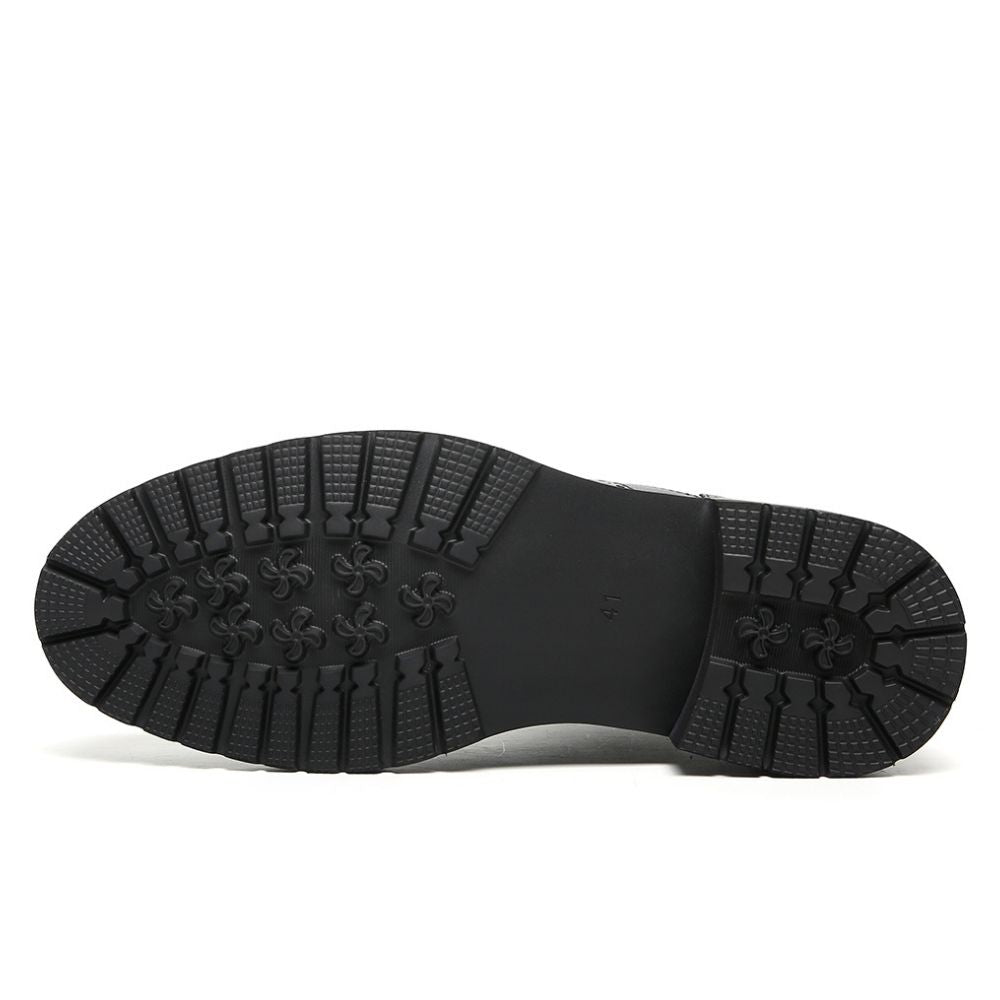 Mr. Jackopanetz Black 8cm | Height-Boosting Chelsea Boots (3.2")