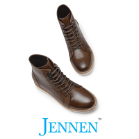 Mr. Martin 7cm | 2.8 inches Taller Height Increasing Brown Boots