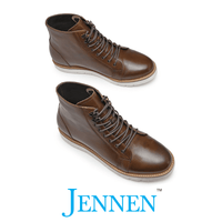 Mr. Martin 7cm | 2.8 inches Taller Height Increasing Brown Boots