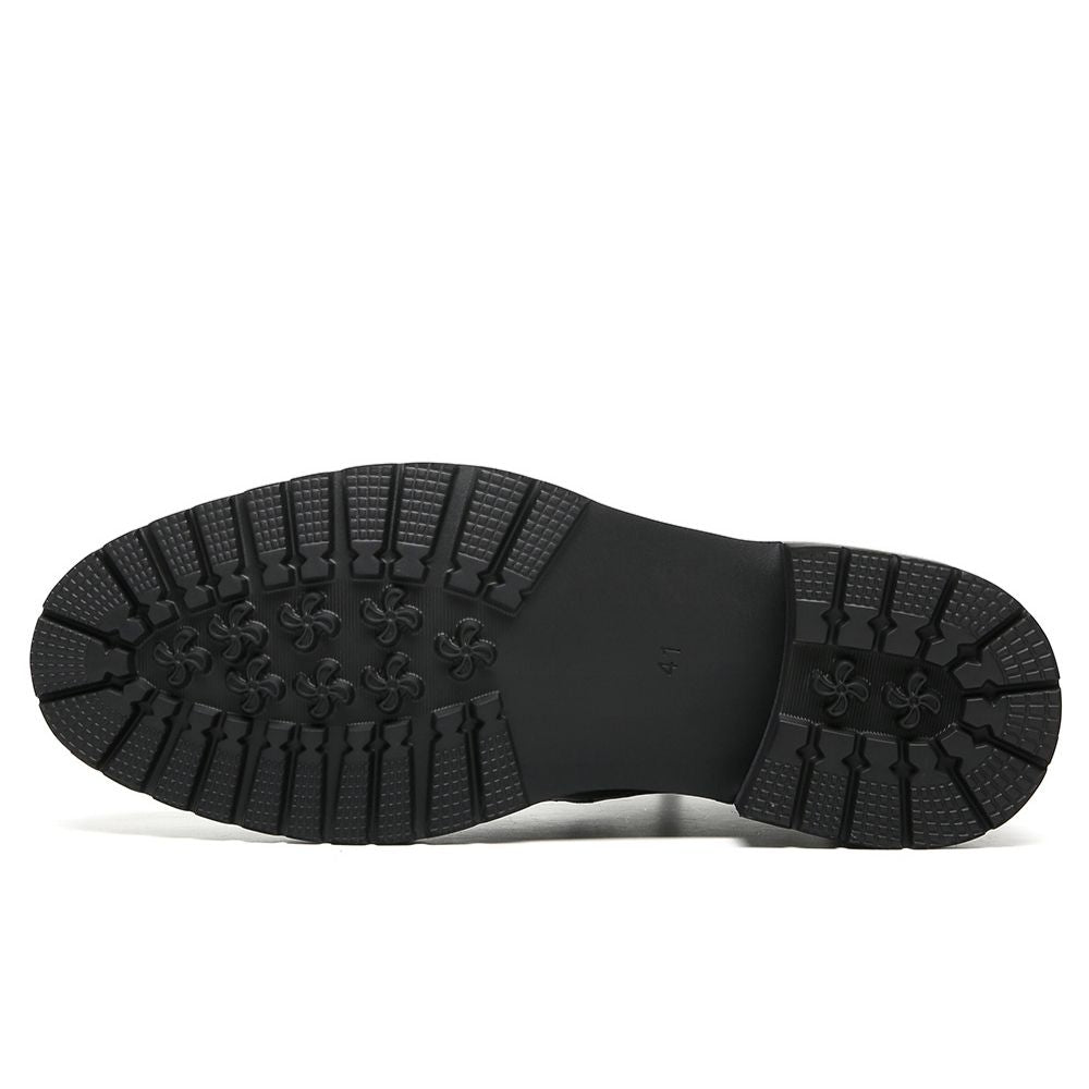 Mr. Mitchell Black 8cm | Premium Zipper Boots (3.2")