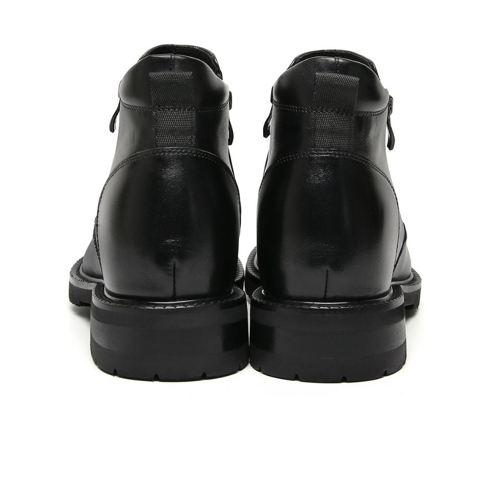 Mr. Mitchell Black 8cm | Premium Zipper Boots (3.2")