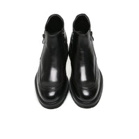 Mr. Mitchell Black 8cm | Premium Zipper Boots (3.2")