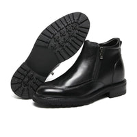 Mr. Mitchell Black 8cm | Premium Zipper Boots (3.2")