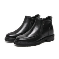 Mr. Mitchell Black 8cm | Premium Zipper Boots (3.2")
