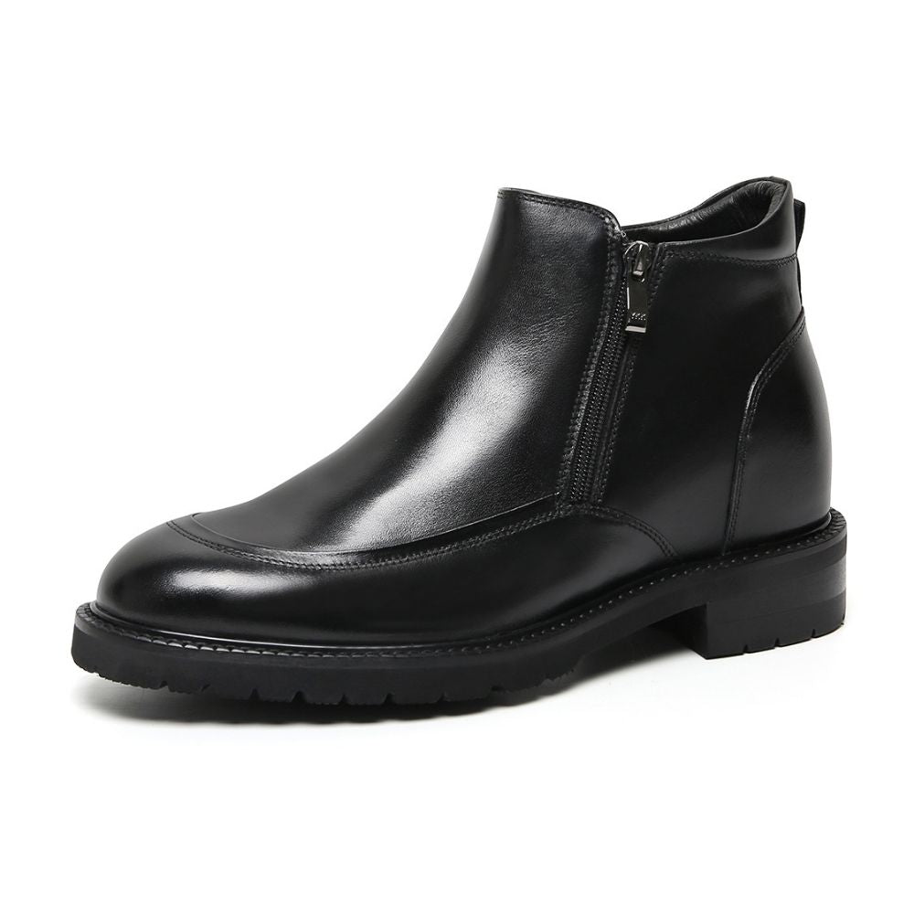 Mr. Mitchell Black 8cm | Premium Zipper Boots (3.2")
