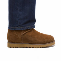 Mr. Oz Brown 8cm | Wool Interior Winter Boots for Men (3.2")