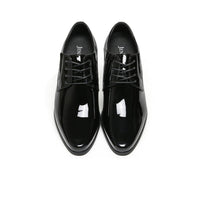 Mr. Parkinson Patent Black 8cm | Patent Formal Elevator Shoes (3.2")