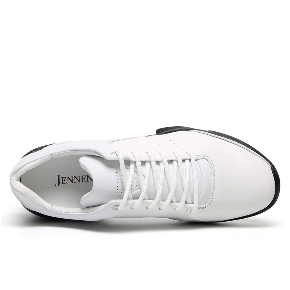 Mr. Paul White 7cm | Sporty Height-Increasing Sneakers (2.8")