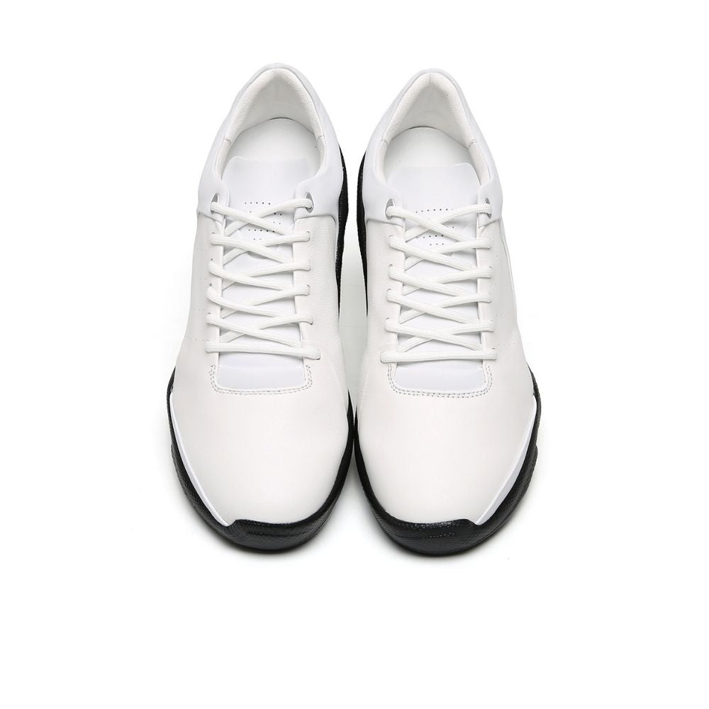 Mr. Paul White 7cm | Sporty Height-Increasing Sneakers (2.8")