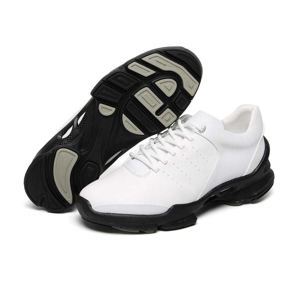 Mr. Paul White 7cm | Sporty Height-Increasing Sneakers (2.8")