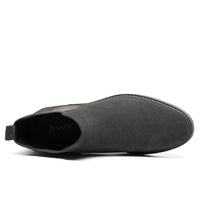 Mr. Tognetti Suede Dark Grey 7cm | Elevated Suede Boots (2.8")