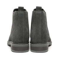 Mr. Tognetti Suede Dark Grey 7cm | Elevated Suede Boots (2.8")