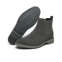 Mr. Tognetti Suede Dark Grey 7cm | Elevated Suede Boots (2.8")