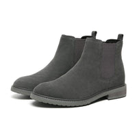 Mr. Tognetti Suede Dark Grey 7cm | Elevated Suede Boots (2.8")