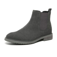 Mr. Tognetti Suede Dark Grey 7cm | Elevated Suede Boots (2.8")