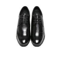 Mr. Varma Black 10cm | Executive Height-Boosting Formal Shoes (4")