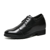Mr. Varma Black 10cm | Executive Height-Boosting Formal Shoes (4")