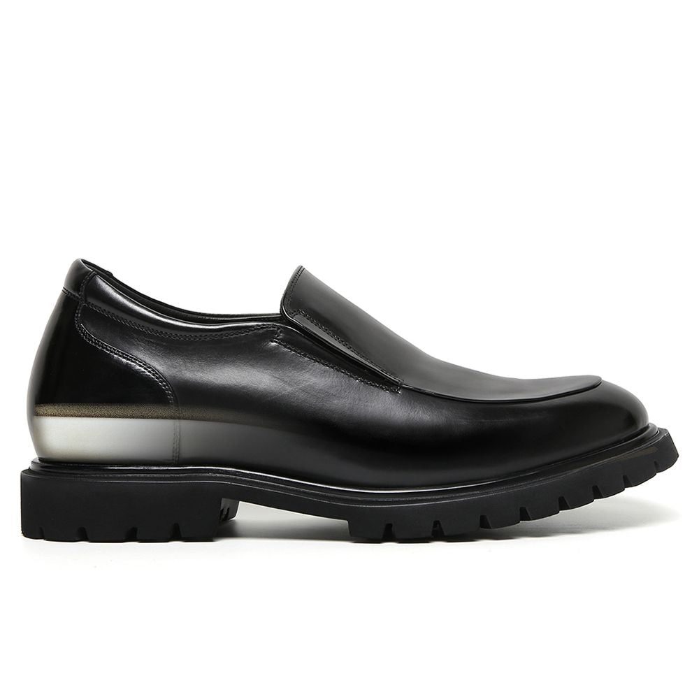 Mr. Vengarov Black 8cm | Formal Slip-On Wedding Shoes (3.2")