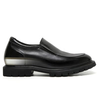 Mr. Vengarov Black 8cm | Formal Slip-On Wedding Shoes (3.2")