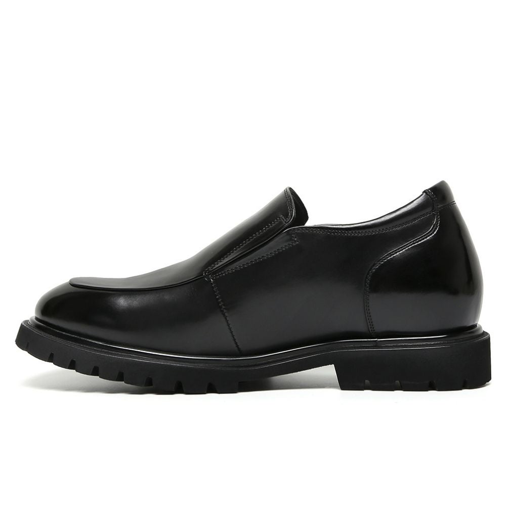 Mr. Vengarov Black 8cm | Formal Slip-On Wedding Shoes (3.2")