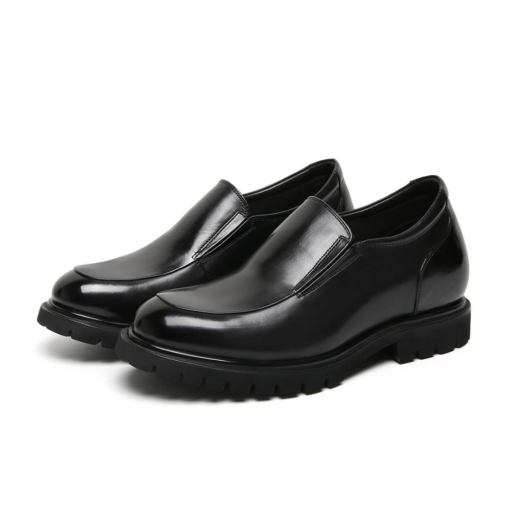 Mr. Vengarov Black 8cm | Formal Slip-On Wedding Shoes (3.2")
