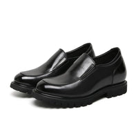 Mr. Vengarov Black 8cm | Formal Slip-On Wedding Shoes (3.2")