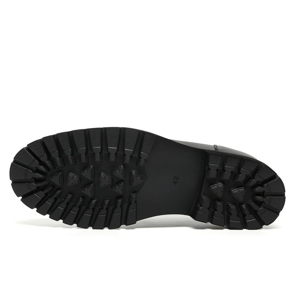 Mr. Vengarov Black 8cm | Formal Slip-On Wedding Shoes (3.2")