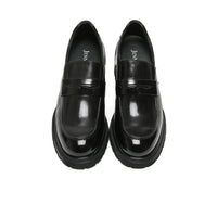 Mr. Ysaye Black 8cm | Premium Leather Slip-Ons (3.2")
