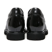 Mr. Ysaye Black 8cm | Premium Leather Slip-Ons (3.2")