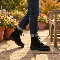 Mr. Moses Black Beta 11cm | Tall Premium Boots (4.33")