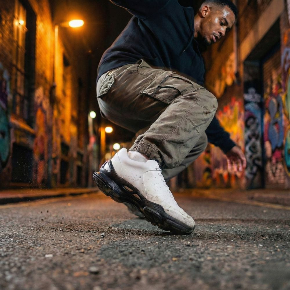 Mr. Paul White 7cm | Sporty Height-Increasing Sneakers (2.8")